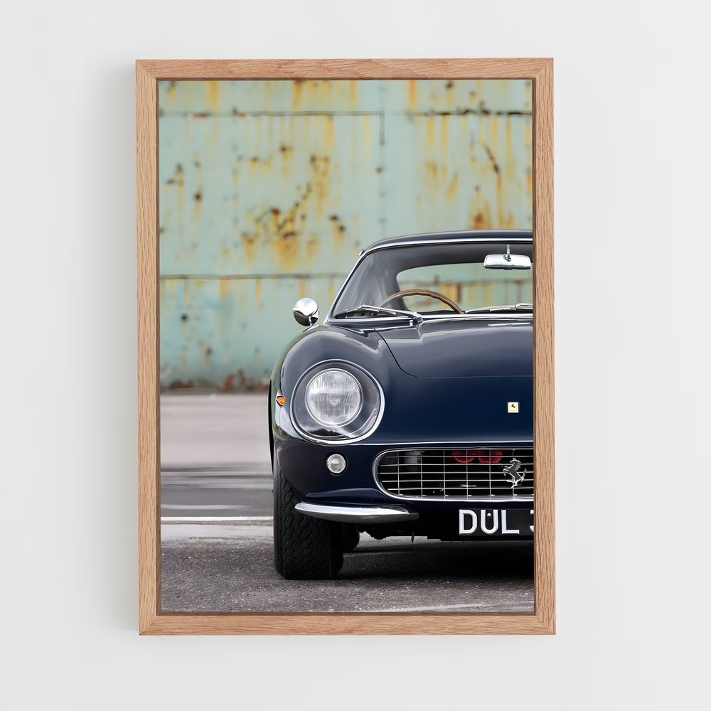 Poster Ferrari Noir (vue 4)